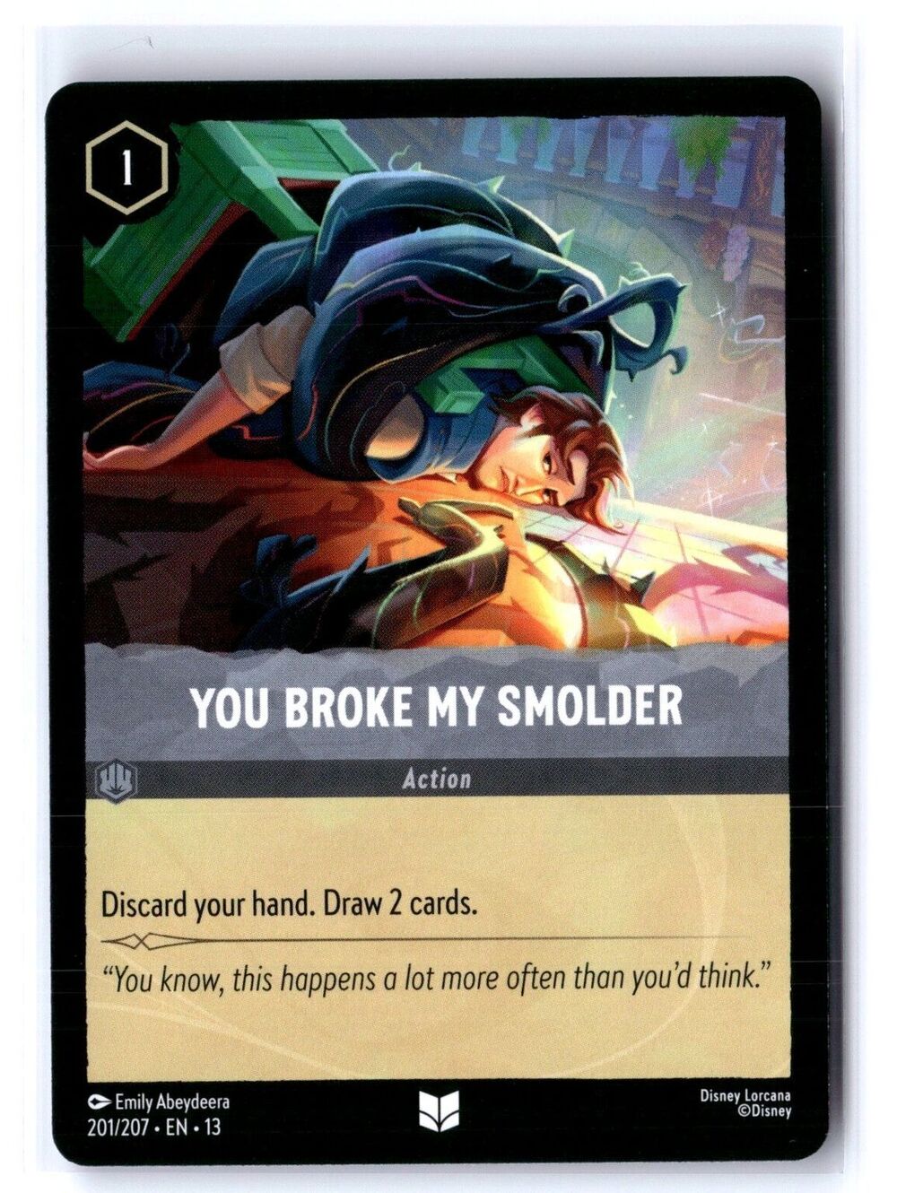 You Broke My Smolder Uncommon Attack of the Vine! 201/207 NM